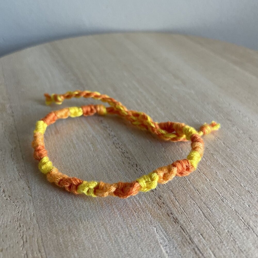 Aelin Bracelet, anklet, trendy, comfortable, tie, embroidery thread, woven, gift